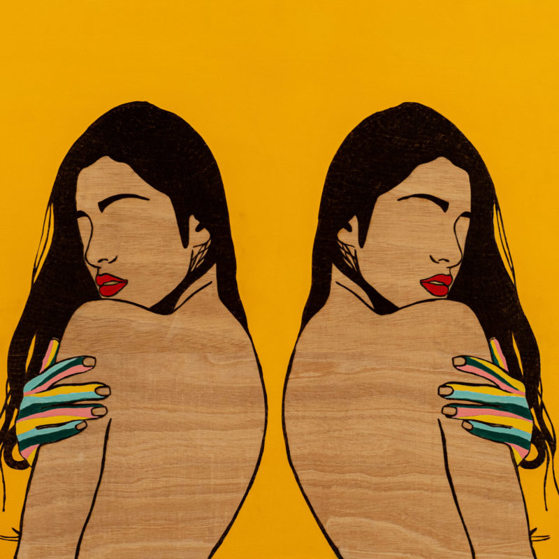 girl double yellow girl double yellow